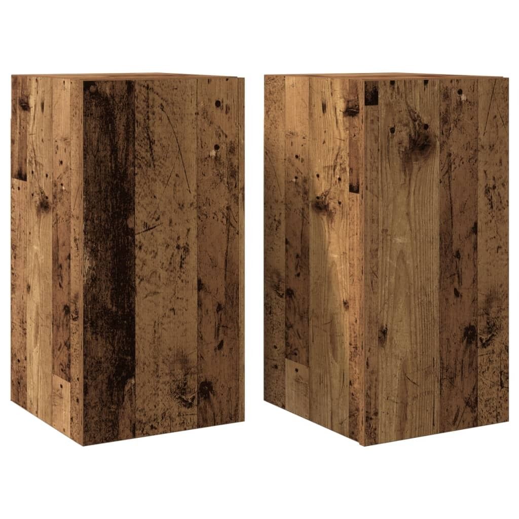 vidaXL TV-Schränke 2 Stk. Altholz-Optik 30,5x30x60 cm Holzwerkstoff