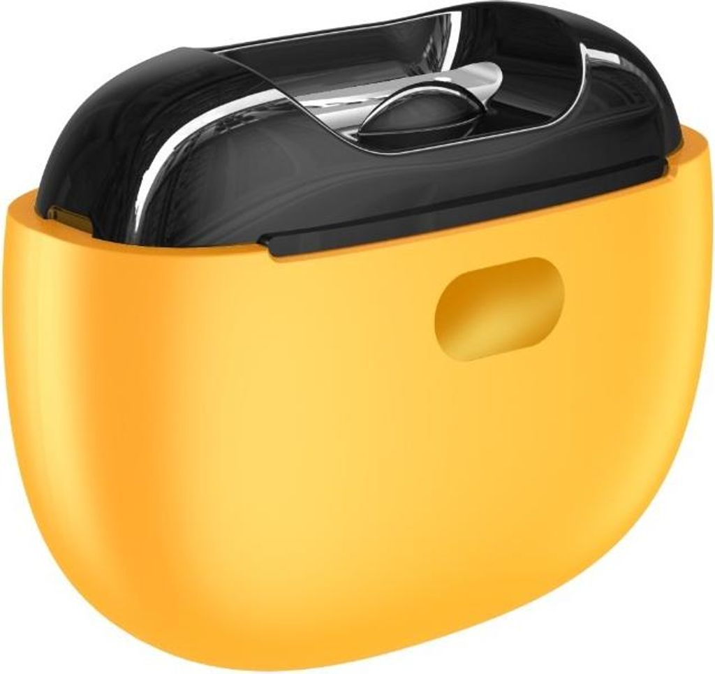 A close-up studio shot of an electric nail clipper.