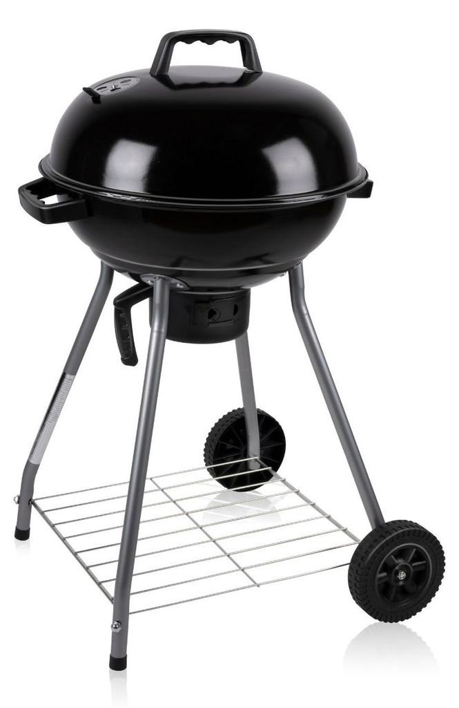 Holzkohlegrill 82x54x54cm fahrbarer Rundgrill Grill Produktbild 