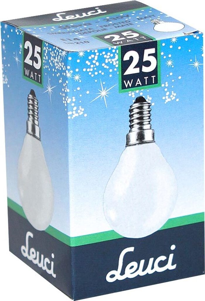 Leuci Glühbirne Tropfen 25W E14 MATT Glühlampe 25 Watt Glühbirnen Glühlampen