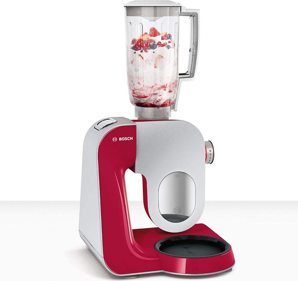 BOSCH Küchenmaschine MUM58720 1000Watt Edelstahl/rot Produktbild 8