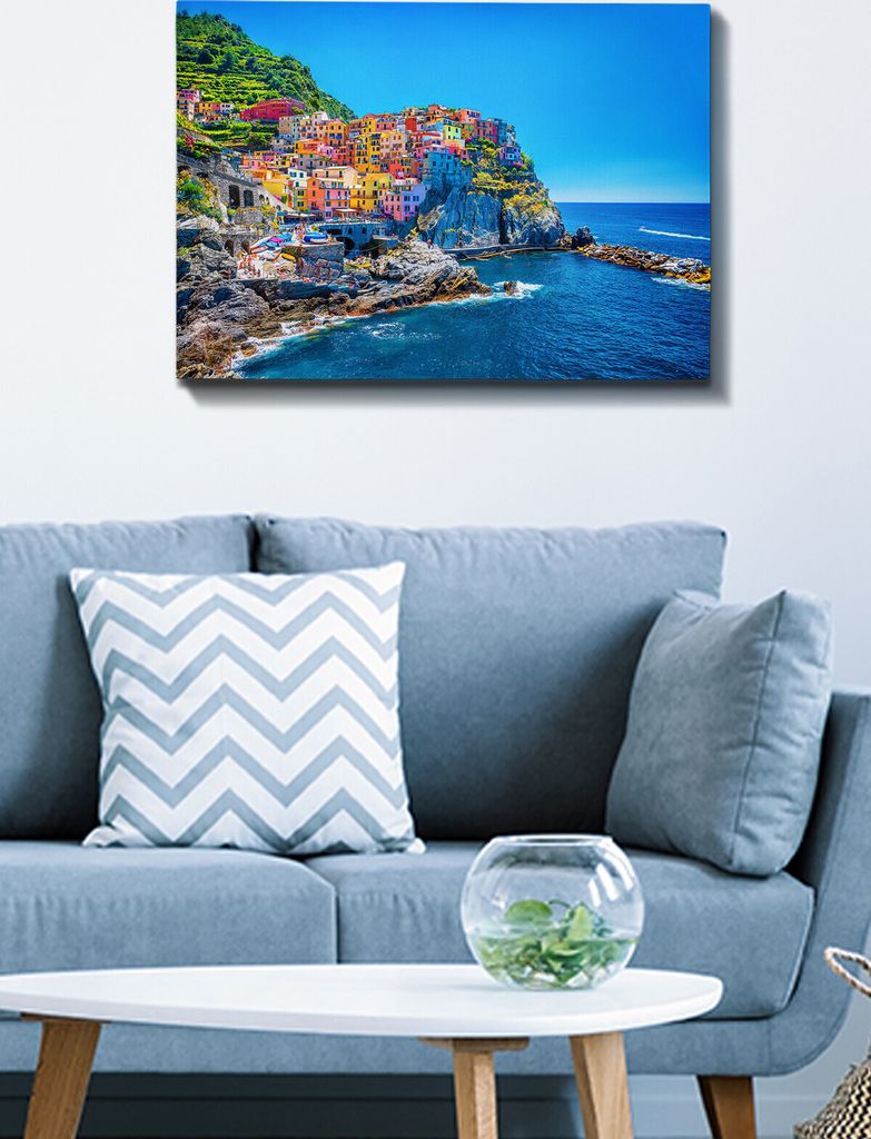 Wallity, Kanvas- TCR1260, Bunt, Leinwandbilder, 50 x 70 cm, 100% Leinwand