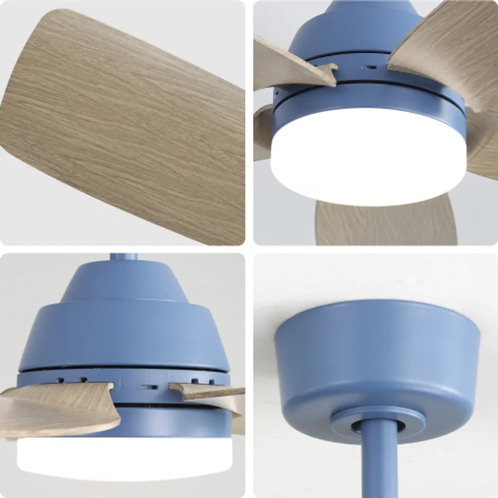 Ventilatore AIORBER 42'' Sicuro per Bambini: Silenzioso e Blu