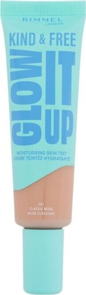 Rimmel London Kind & Free Glow It Up Feuchtigkeitsspendende Hauttö nung 201 Classic Beige