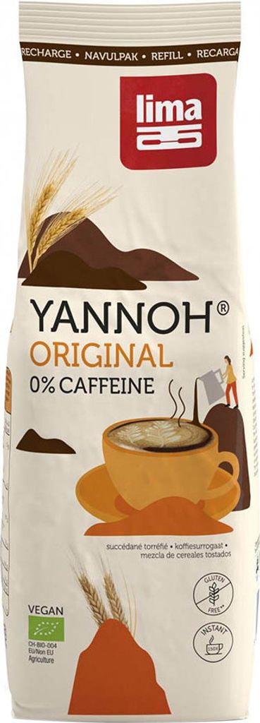 Lima Yannoh Instant Original Getreidekaffee Nachfüllpackung 250g