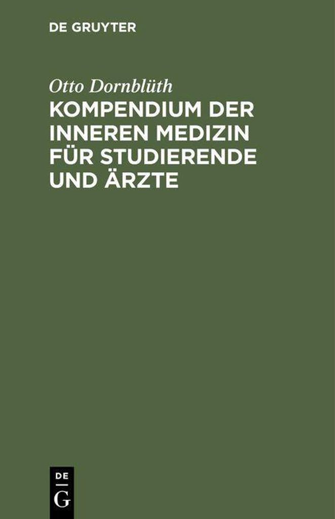 Kompendium der inneren Medizin für Studierende und Ärzte