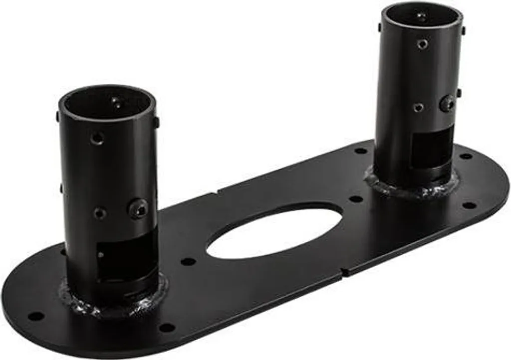 B-Tech BT7807 Base de Fixation au Sol Noire Supporte 200kg - 426mm - 8