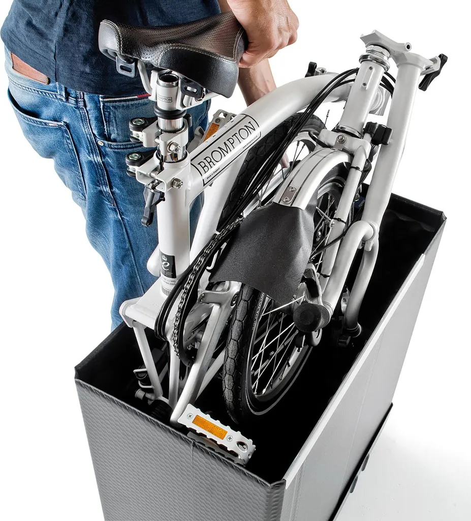 Foldon Box S B&W - Boîtier Vélo Compact avec Roulettes et Coque Rigide - 10