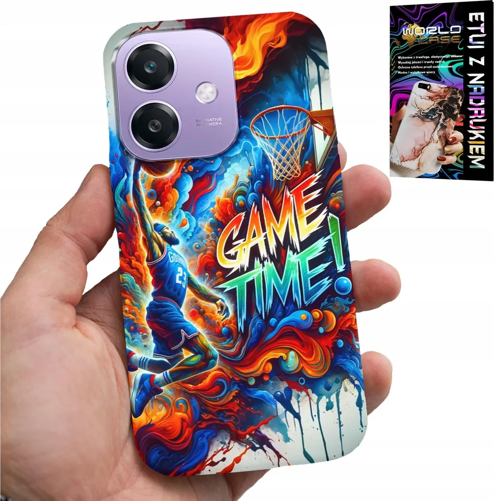 Custodia Oppo A40 / A40M NBA Basketball + Vetro | Protezione Pro