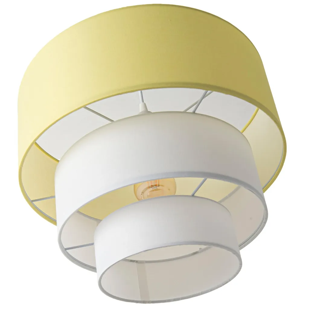Lampada LEVEL Minimal 3 Livelli - Sospensione Chic Tessuto Ø38cm - 8