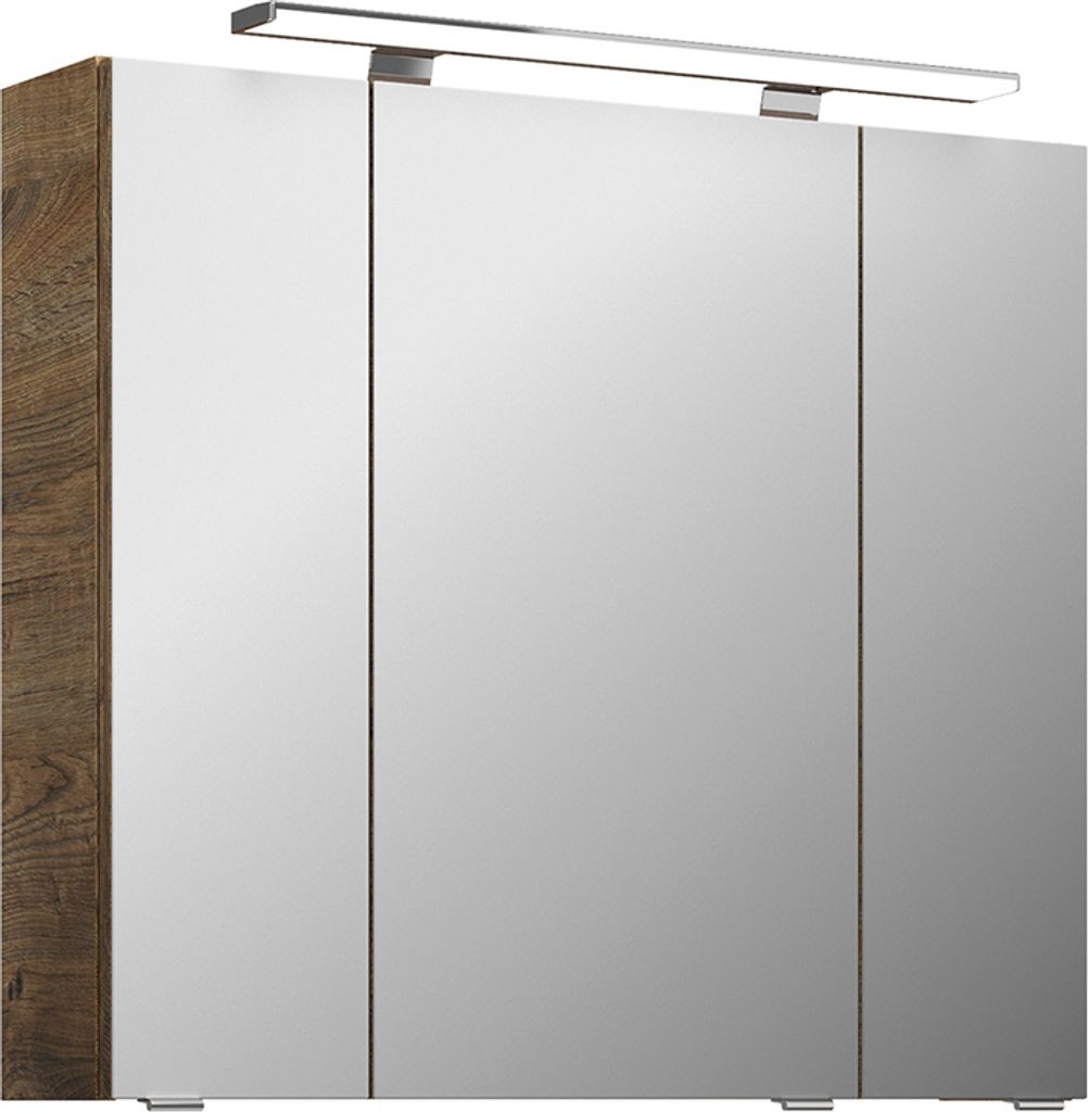 Pelipal Serie 4010 Spiegelschrank 4850.69805001 Eiche Ribbeck quer NB 80 cm