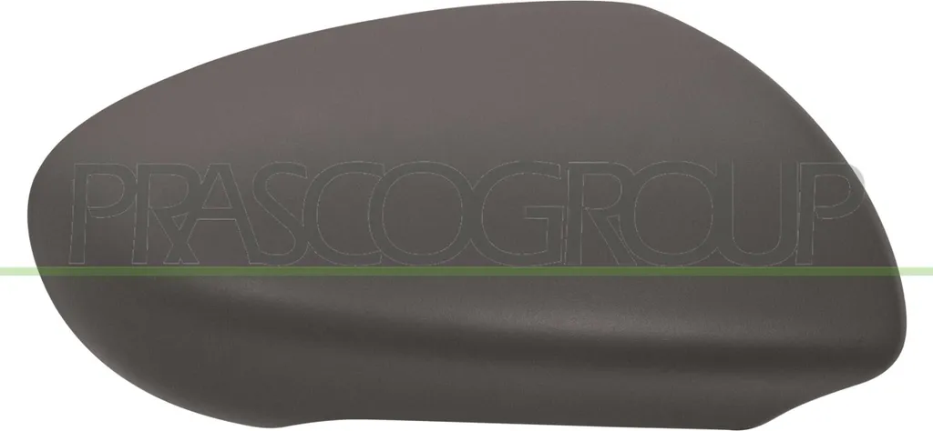 Coque de rétroviseur droit pour Nissan Qashqai I J10 de couleur noire