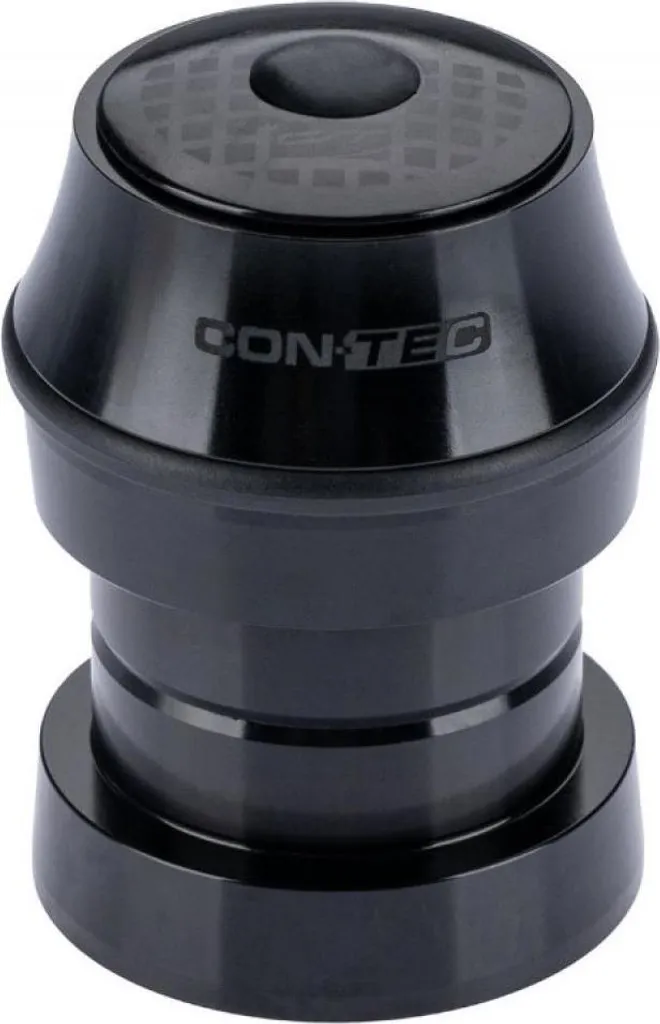 Jeu de direction Contec Ahs-40 1 1/8 pouce en aluminium noir pour vélo
