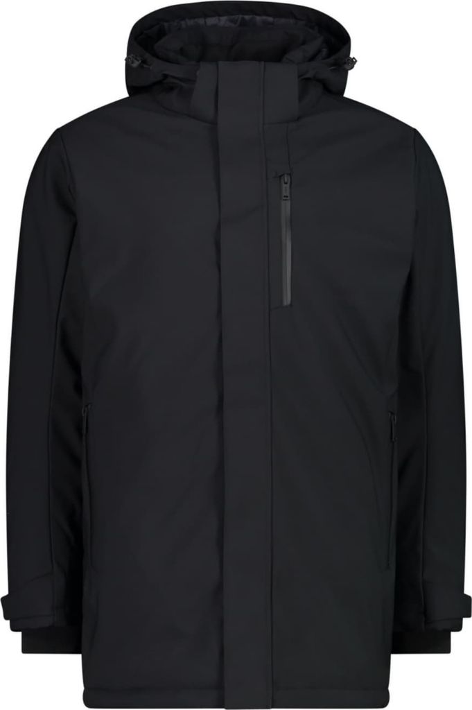 CMP MAN PARKA SNAPS HOOD Schwarz 54