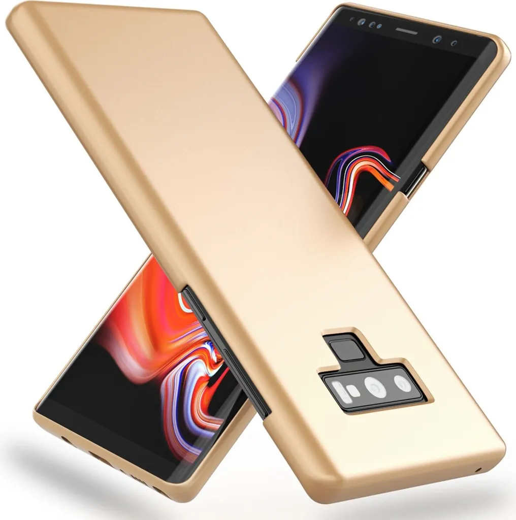 NALIA Cover Samsung Note 9 Oro: Custodia Rigida Sottile Elegante