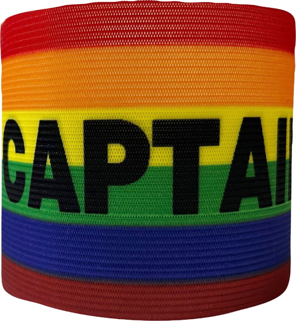 Fußball Kapitänsbinde Outdoor Team Sports Player Band Einstellbare Nylon Elastische Armbinde für Fußball Rugby Basketball