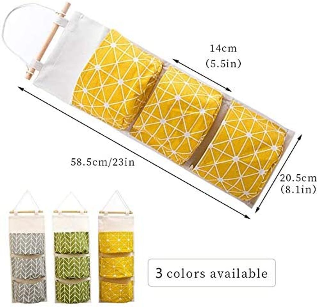 3Pcs Hängetasche Hängend Aufbewahrungstasche,60 x 20cm Produktbild 7