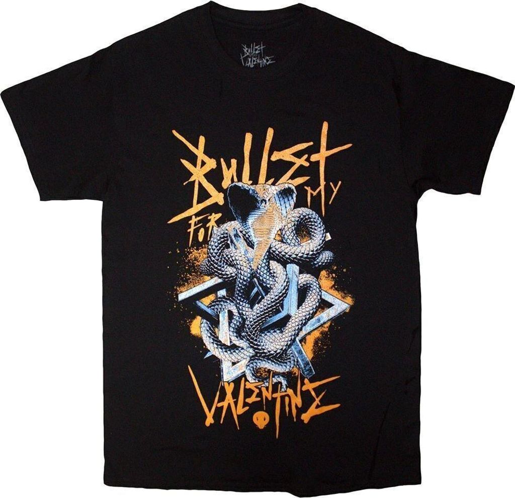 Bullet For My Valentine Wrapped Cobra Black S T-Shirt