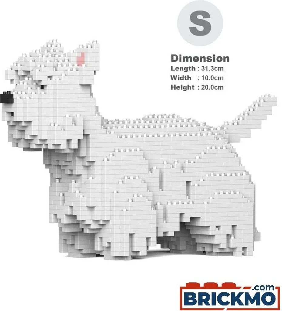 JEKCA Bricks West Highland White Terrier 01 ST19PT22 Jeu de Construction