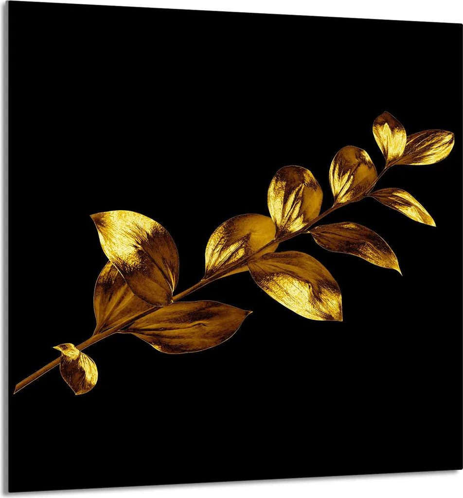 GLASPLATTE FÜR KÜCHE 60x65 Oro