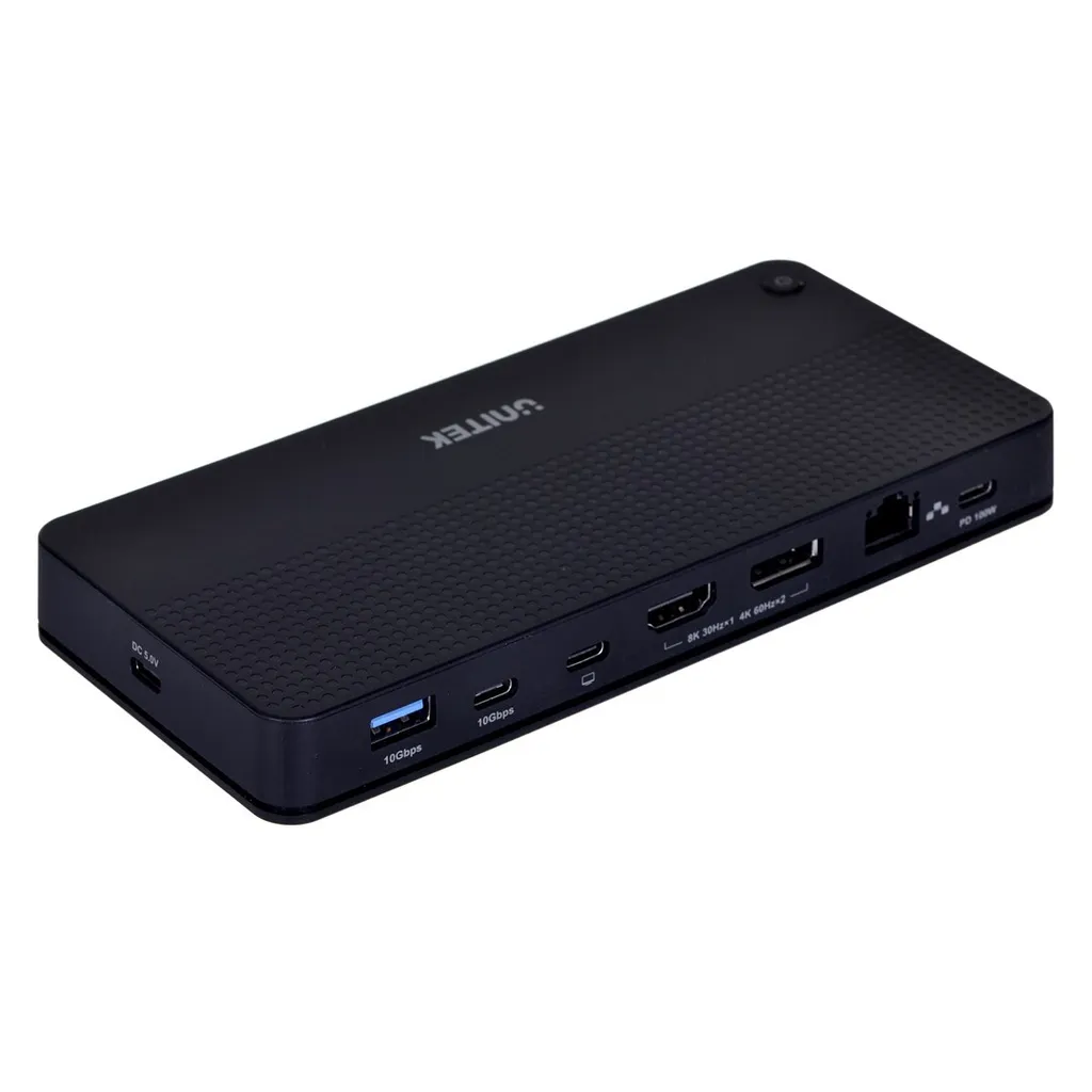 Unitek D1079A Station d'accueil USB4 Noire pour PC Portable et MacBook