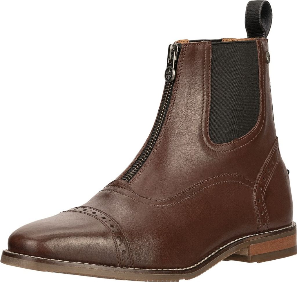 Suedwind Florentina FZ Reißverschlussstiefelette, Lederreitstiefelette, Farbe:brown, Größe:44