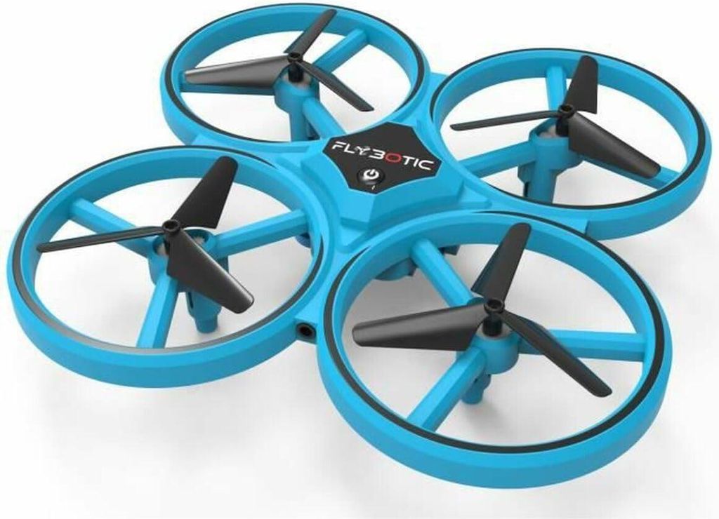 FLYBOTIC - Blinkende Drohne Fernbedienung Leuchtende LED - Doppelfernbedienung-360 ° Blinken - Reichweite 30 Meter - Spielzeug für Kinder - Spiel...