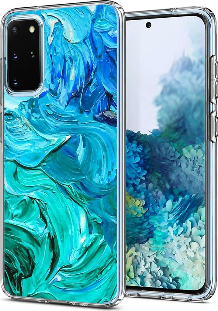 Motiv TPU Cover für Samsung Galaxy S20 Plus Hülle Silikon Case mit Muster Handy Schutzhülle