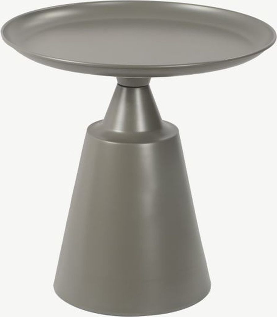 Beistelltisch >1157< in Metall Grau - 49x50cm (HxD)