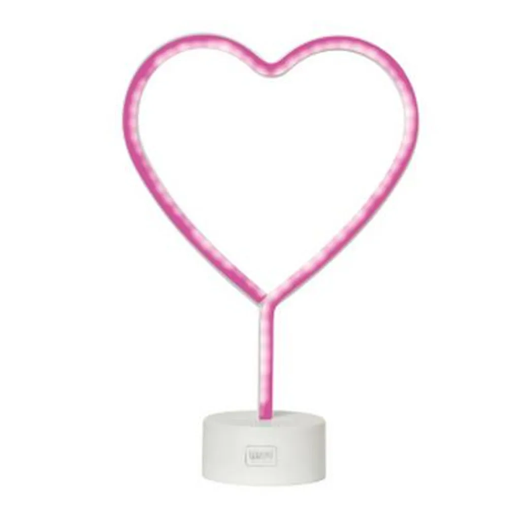 Lampada LED Cuore Rosso Neon - Luci Decorative per Camera e Party