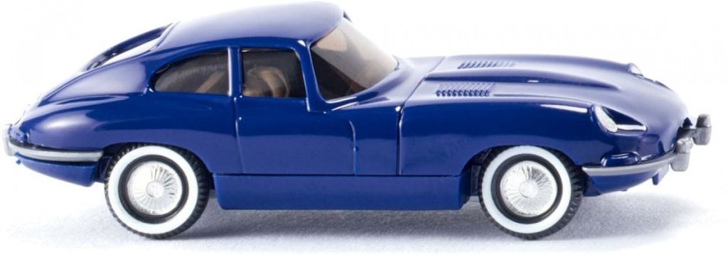 Wiking PKW Jaguar E-Type Coupé dunkelblau 080302