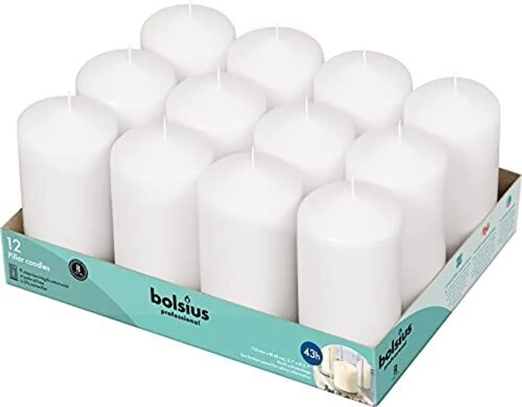 Stumpe 130/68 plateau de 12 bougies cylindriques pour décoration de table
