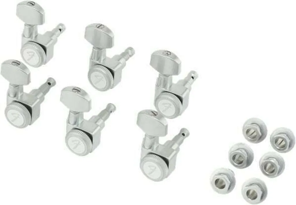 Accordeurs Fender Locking Chrome Brossé pour Changement de Cordes