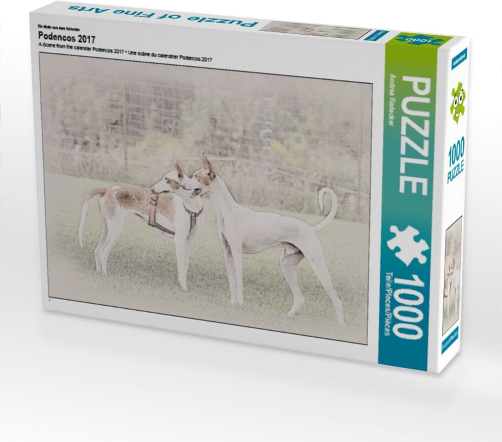 Calvendo Ein Motiv aus dem Kalender Podencos 2017 1000 Teile Puzzle quer 640x480mm, Redecker Andrea; 7366671