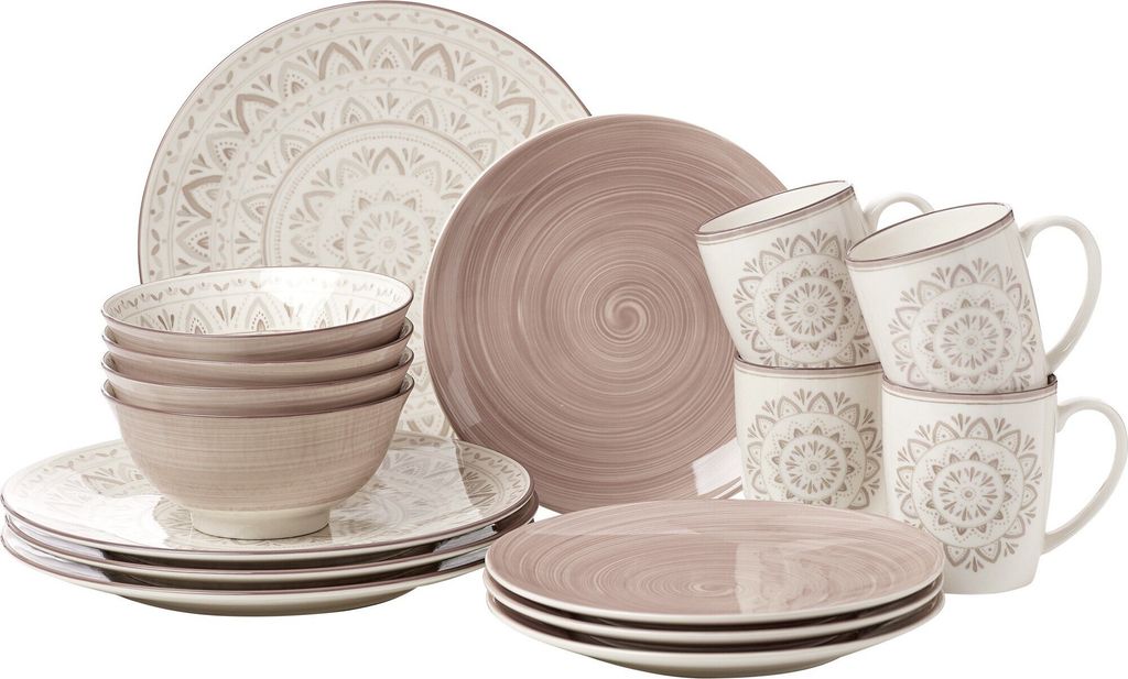 Ritzenhoff & Breker Kombiservice "VALENCIA" 16-teilig aus Porzellan