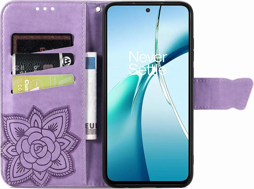 Cover Viola Chiaro Farfalla Google Pixel 9a | Custodia Elegante Donna - 3