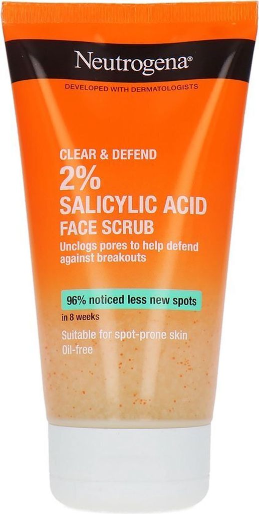Neutrogena Clear & Defend Face Scrub - 150 ml Image du produit 