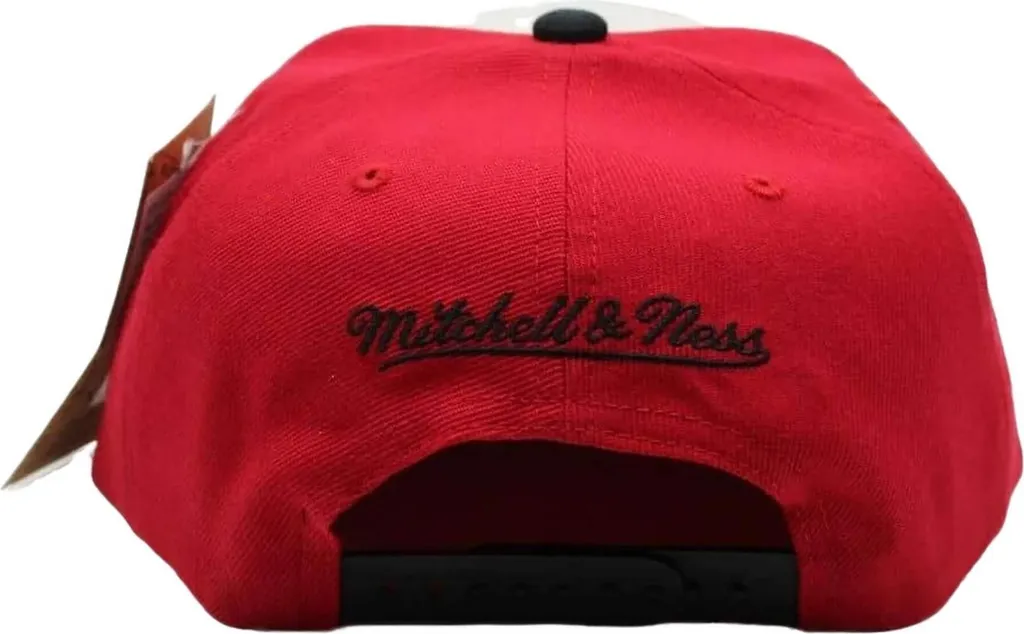 Casquette Mitchell & Ness MM19224-BL Blanche - Tissu Premium Réglable - 7