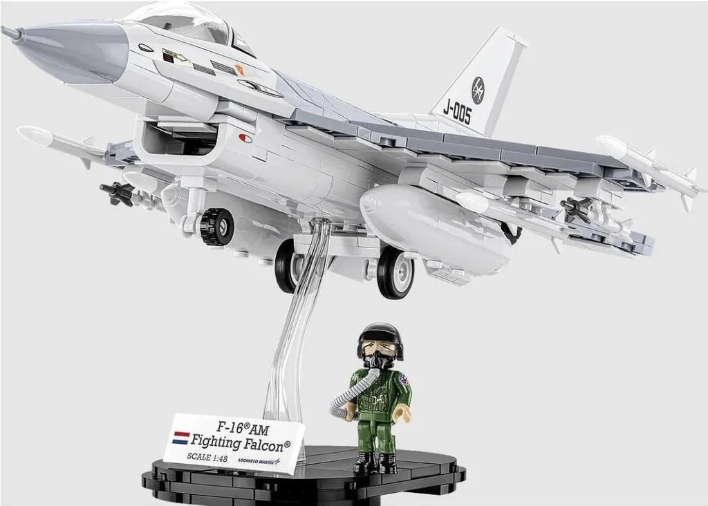 Avion F-16 AM Fighting Falcon COBI 5896 Collection Armée 425 Blocs