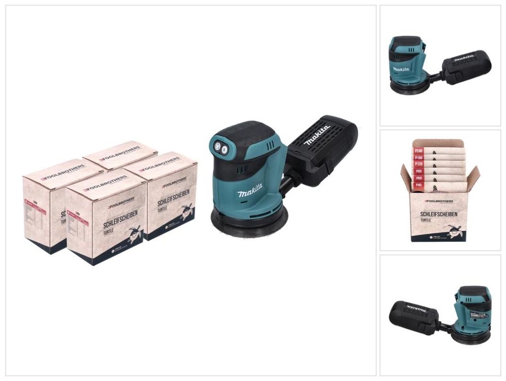 Akumulátorová náhodná orbitální bruska Makita DBO 180 Z 18 Obrázek produktu 