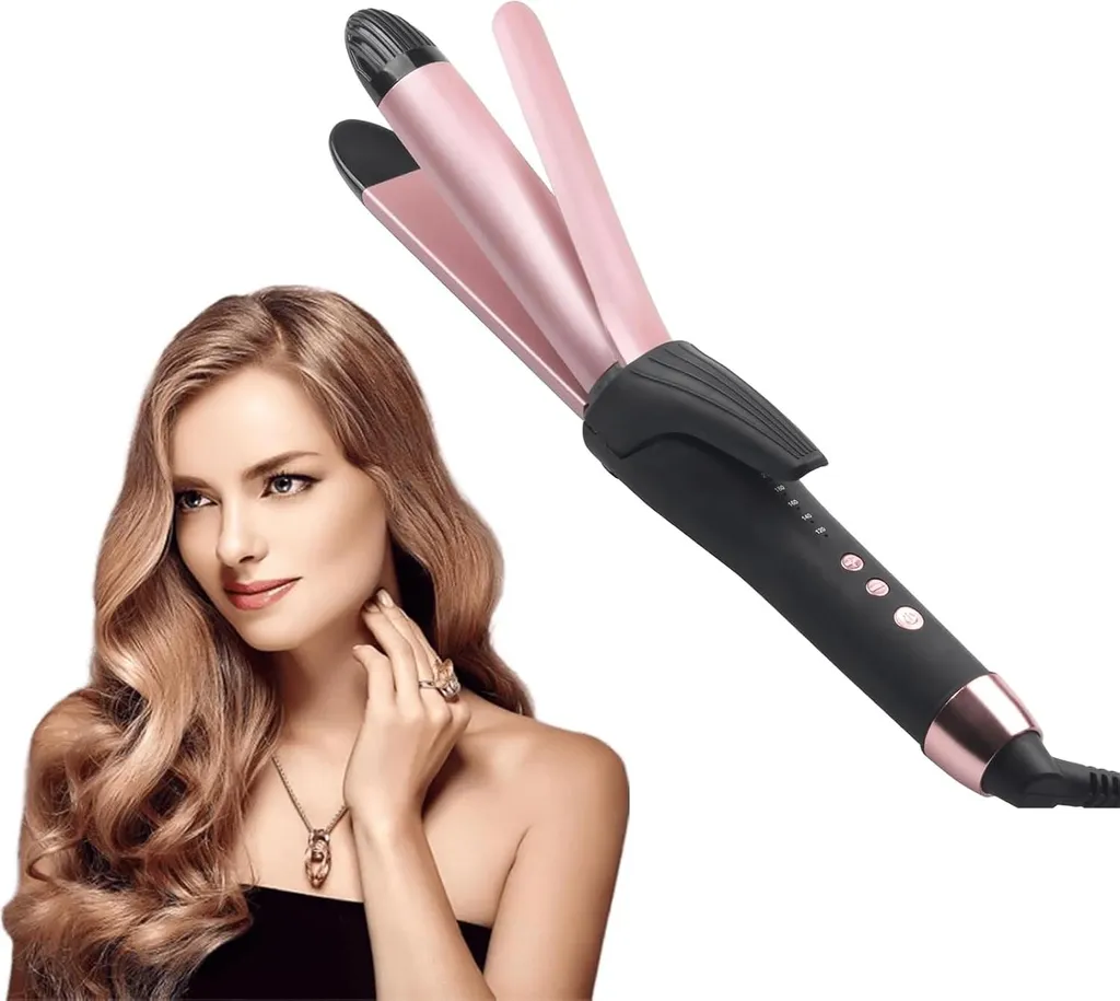Lisseur et fer à boucler polyvalent 2 en 1 pour des styles variés 230°C