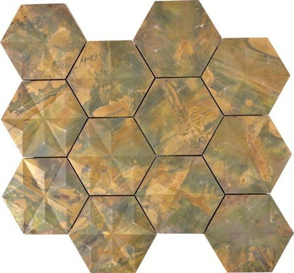 Metallmosaik Kupfer XK 3DH 26 26,5x30,5 cm Produktbild 