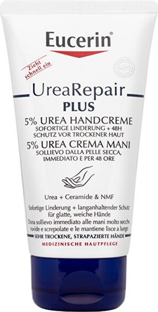 Eucerin Urea Repair regenerierende Creme PLUS 5% Urea Hand Cream 75 ml