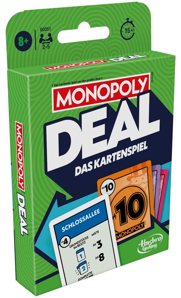 Hasbro Spiel Monopoly Deal Das Kartenspiel Produktbild 