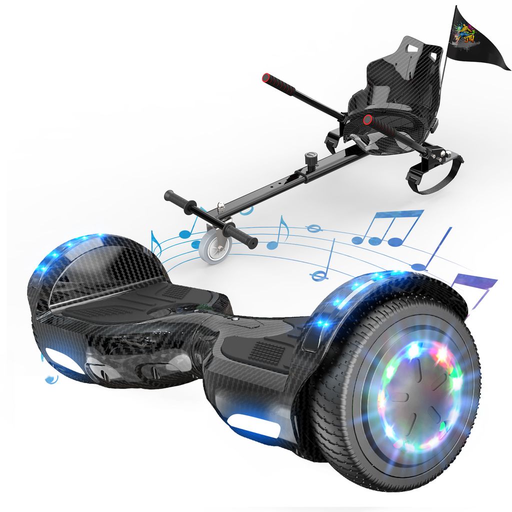 EVERCROSS TECH Hoverboard 6,5 pouces + Hoverkart | Avec Image du produit 
