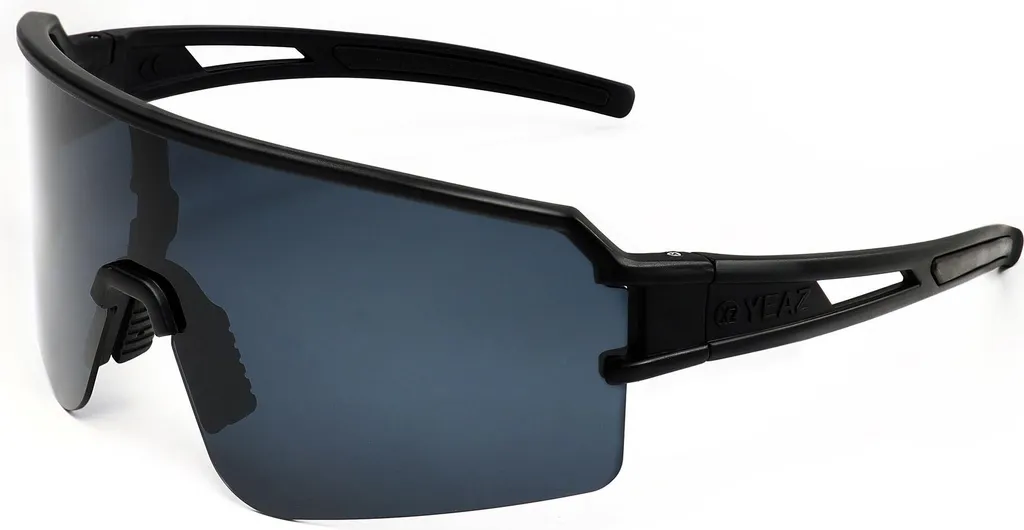 YEAZ SUNSPOT Lunettes de soleil de sport noires Anti-éblouissement Vélo