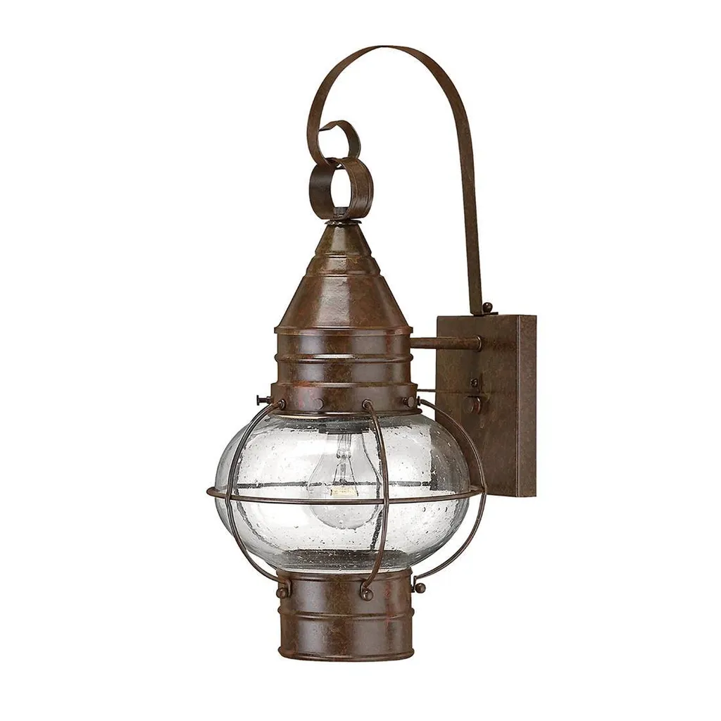 Luminaire extérieur pour terrasse Cape Cod Hinkley E27 Rétro Marron