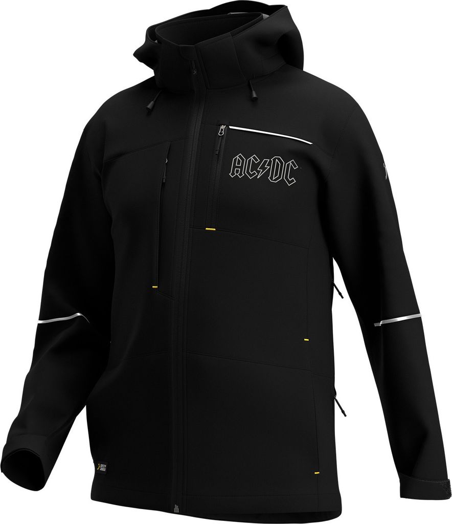 AC/DC Softshelljacke 157-schwarz/weiß Größe S