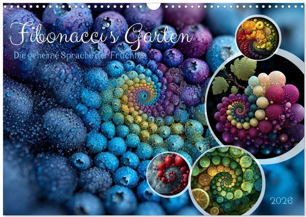 Fibonacci’s Garten (Wandkalender 2026 DIN A3 quer), CALVENDO Monatskalender