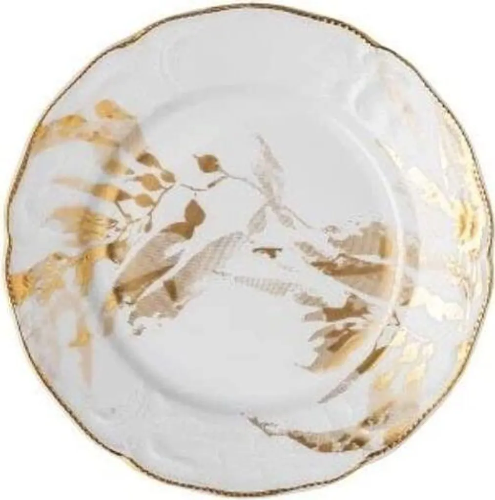 Rosenthal Heritage Midas Piatto Pane 17cm Porcellana Oro - Fine Serie